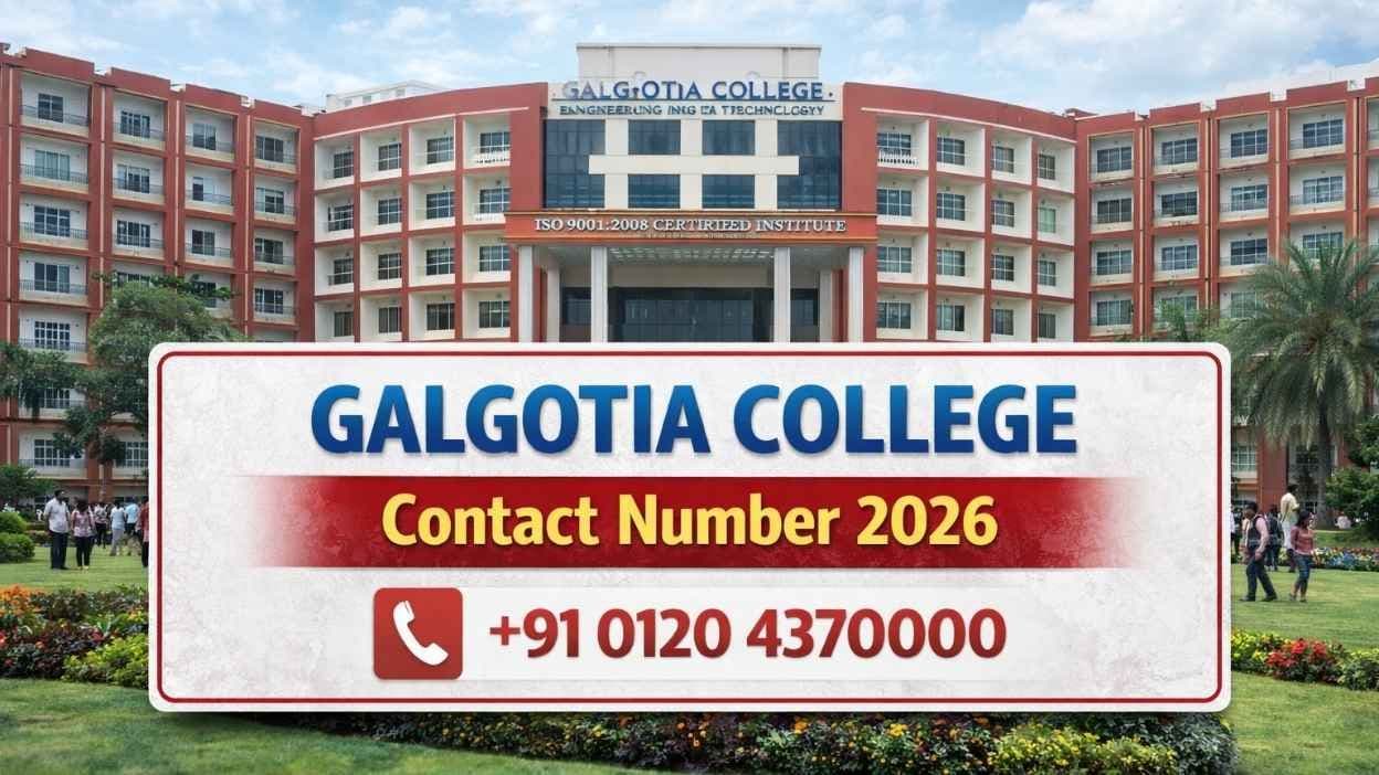 Galgotia College Contact Number 2026
